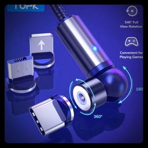 COPY - Magnetic charging cable 360º degree rotati…